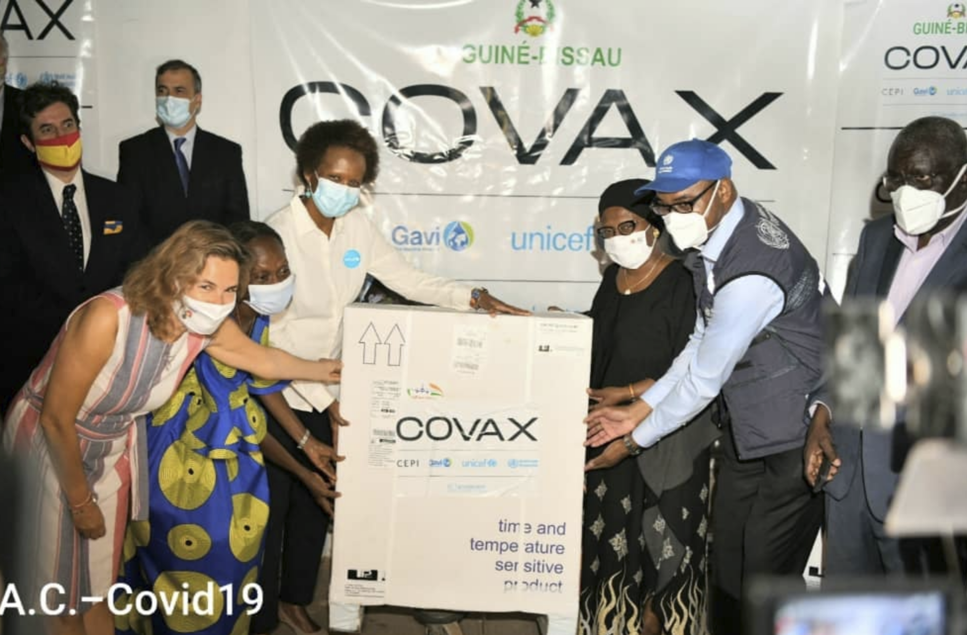 Guine Bissau recebe vacina contra Covid-19