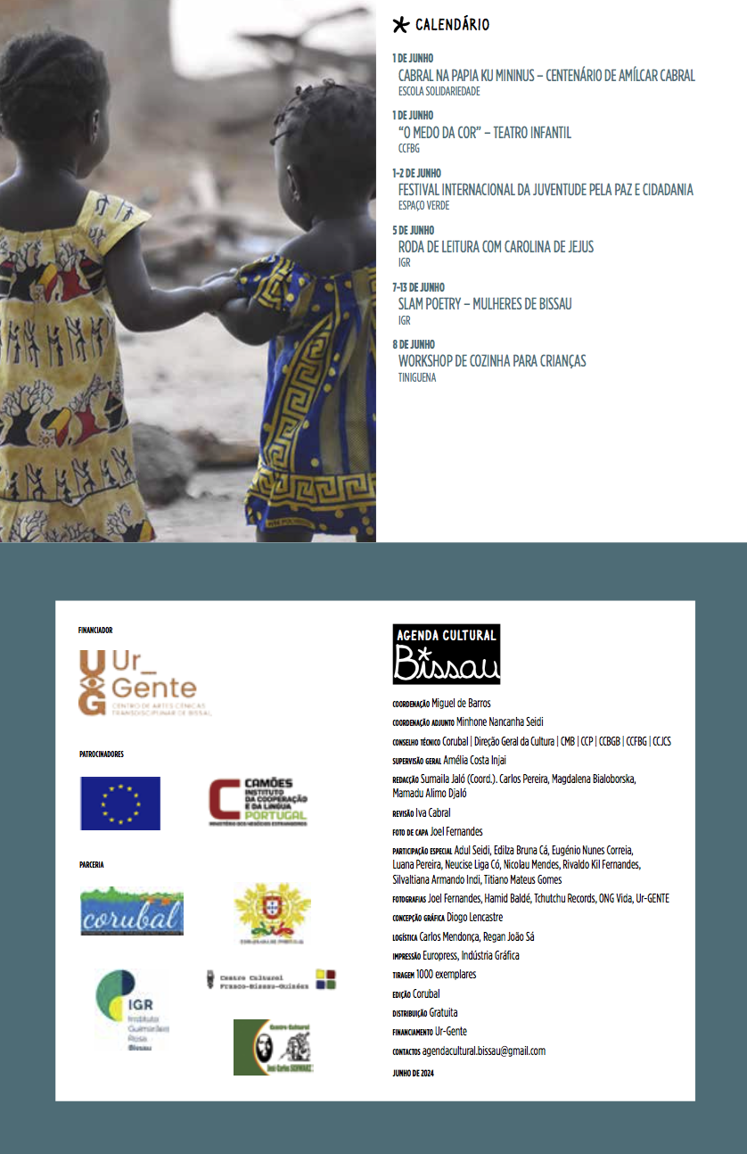 Agenda Cultural Bissau junho-Julho