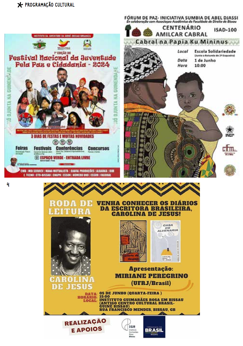 Agenda Cultural Bissau junho-Julho